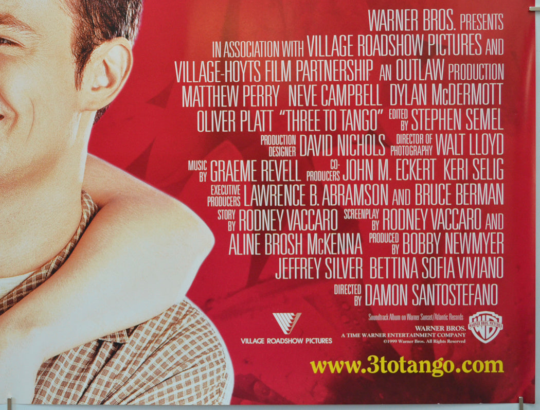 THREE TO TANGO (Bottom Right) Cinema Quad Movie Poster