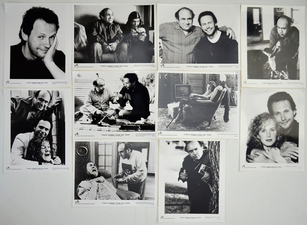 Throw Momma From The Train 10 Original Cinema Front Of House (FOH) Black And White Stills – Press Stills – Movie Stills