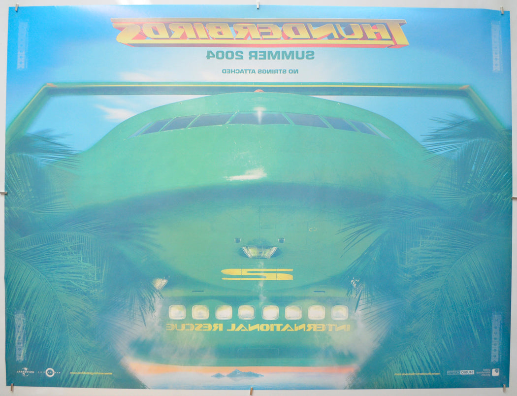 THUNDERBIRDS (Back) Cinema Quad Movie Poster