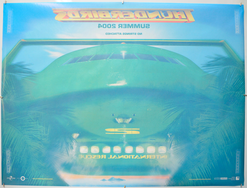 THUNDERBIRDS (Back) Cinema Quad Movie Poster