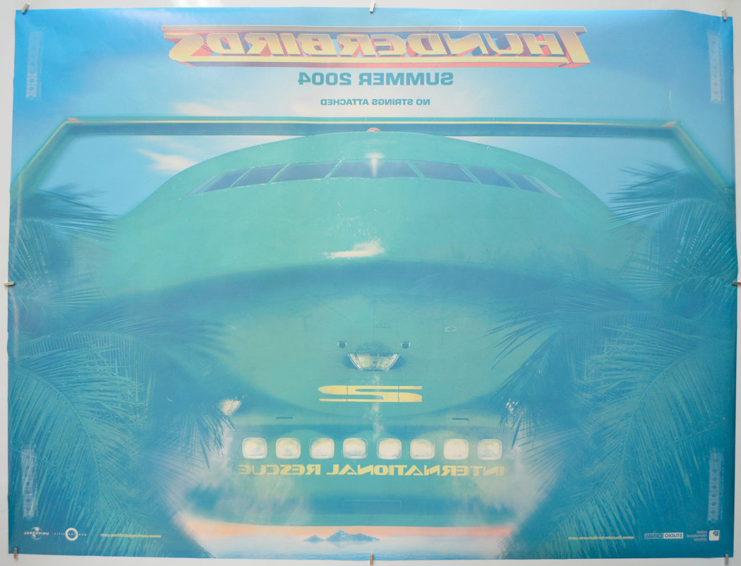 THUNDERBIRDS (Back) Cinema Quad Movie Poster