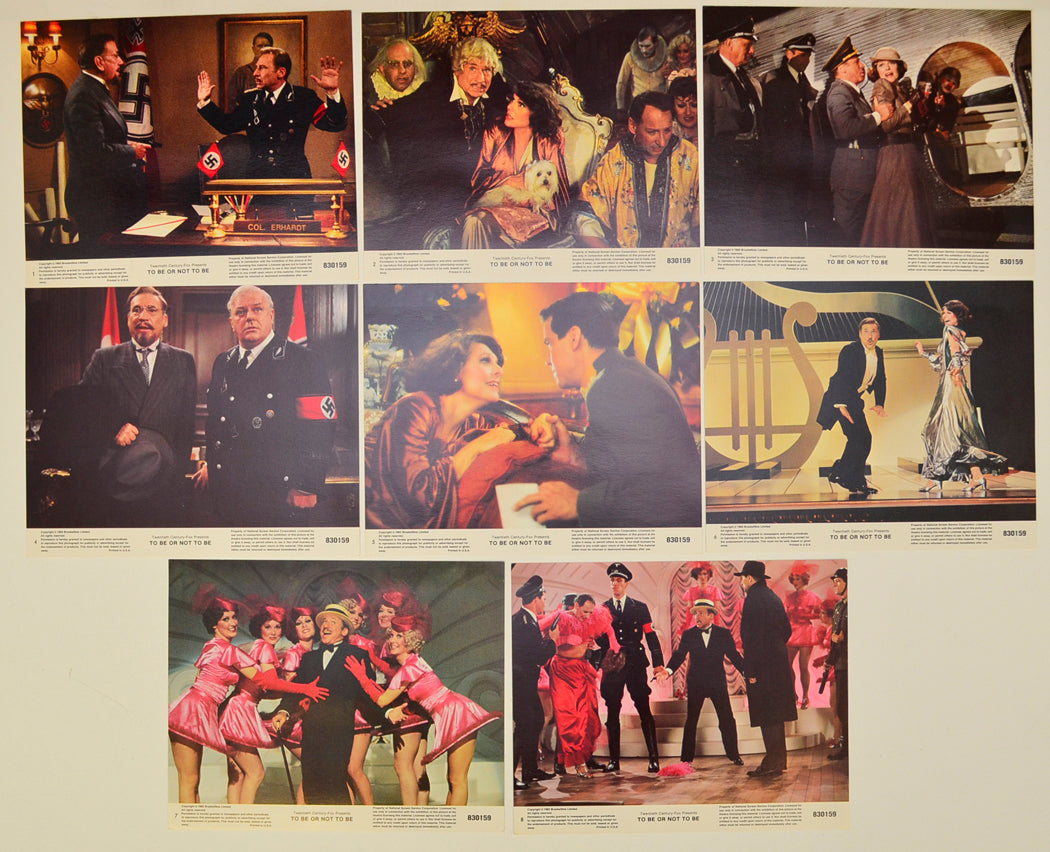 To Be Or Not To Be Set of 8 Original Lobby Cards / Colour Front Of House Stills