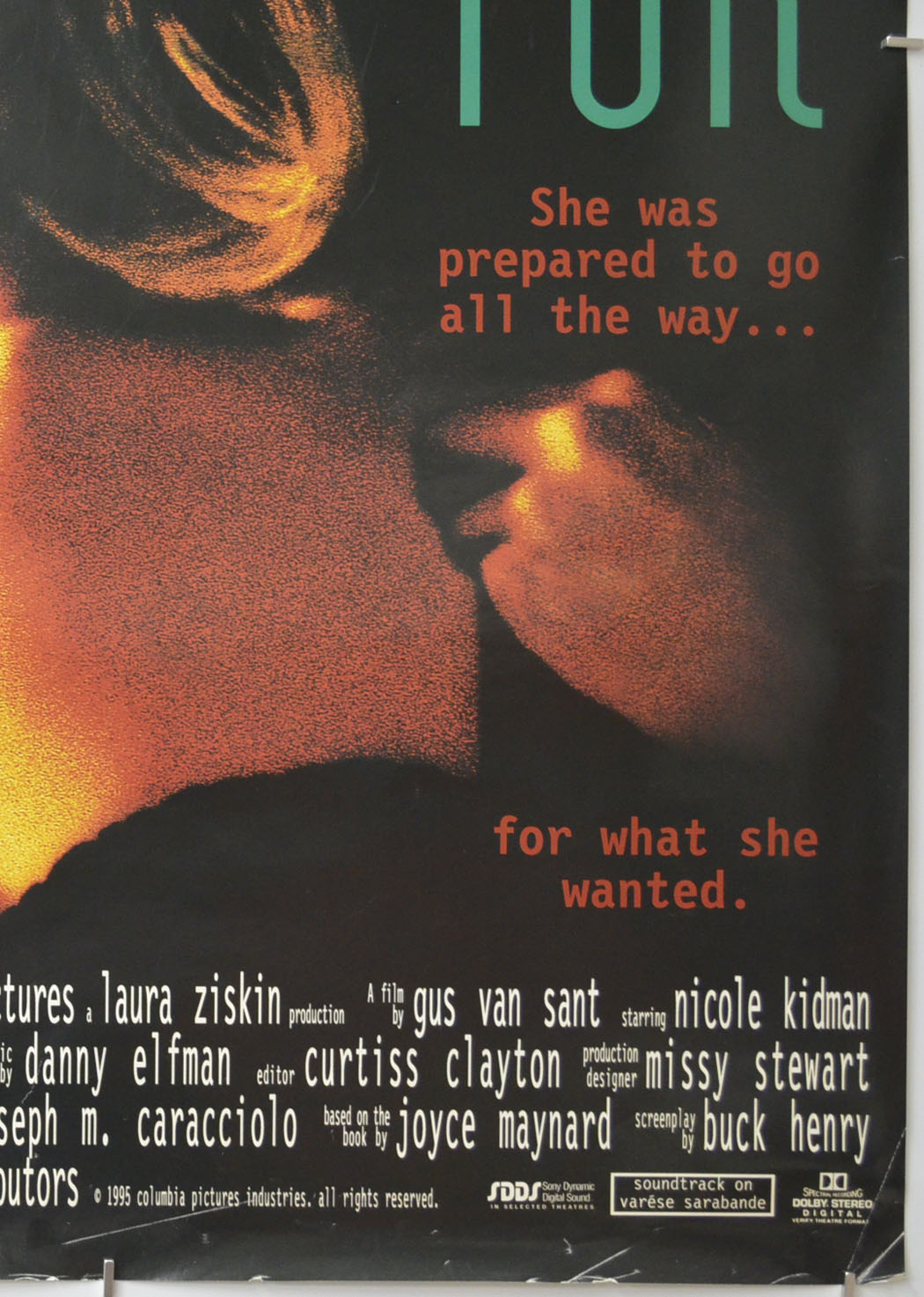 TO DIE FOR (Bottom Right) Cinema One Sheet Movie Poster