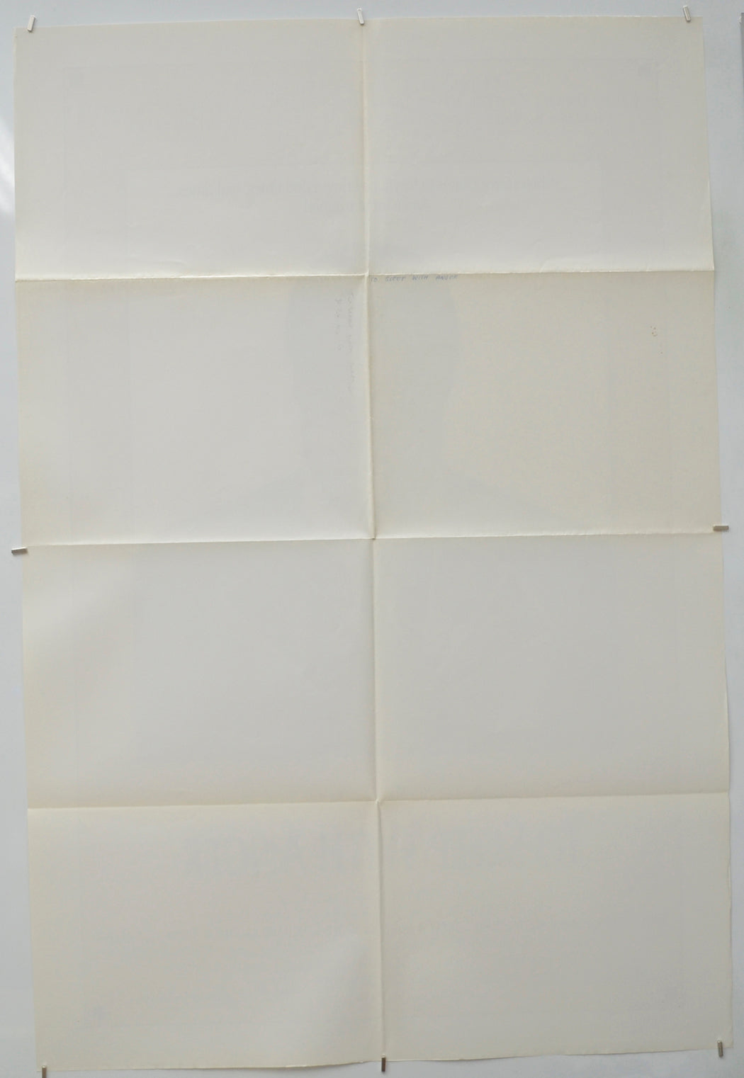 TO SLEEP WITH ANGER (Back) Cinema One Sheet Movie Poster