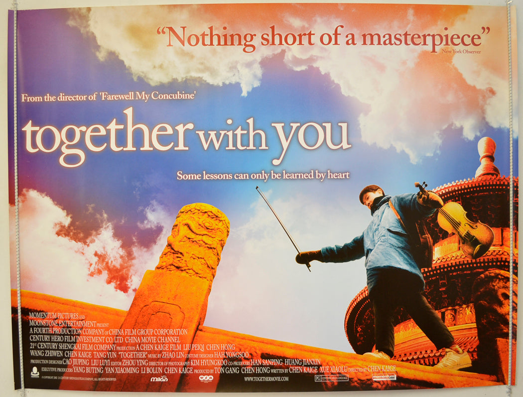 Together With You (a.k.a. He ni zai yi qi) Original Quad Poster - Film Poster - Movie Poster
