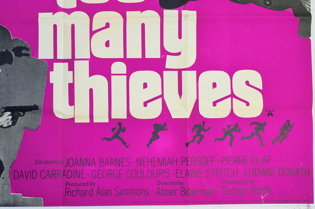 TOO MANY THIEVES (Bottom Right) Cinema Quad Movie Poster