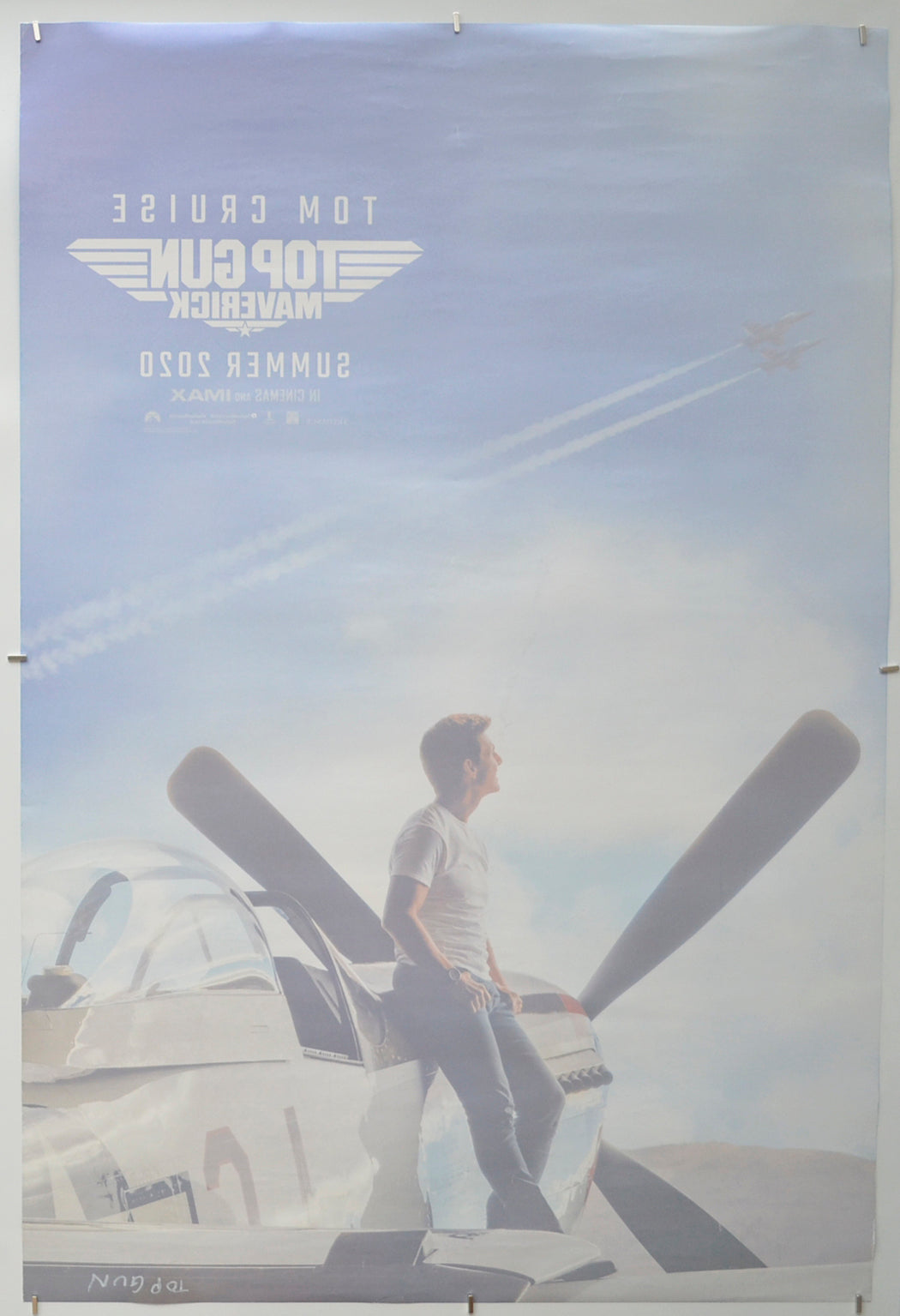 TOP GUN: MAVERICK (Back) Cinema One Sheet Movie Poster