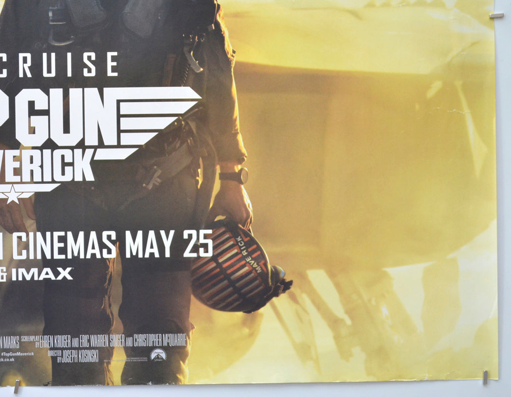 TOP GUN: MAVERICK (Bottom Right) Cinema Quad Movie Poster