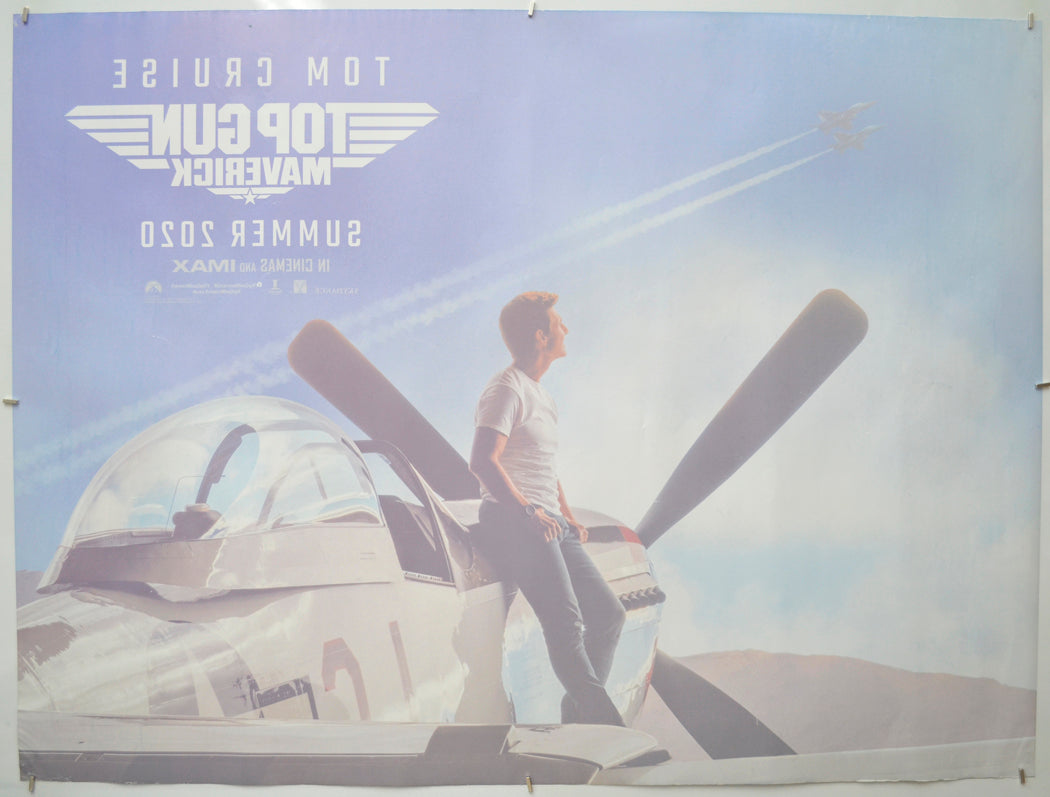 TOP GUN: MAVERICK (Back) Cinema Quad Movie Poster