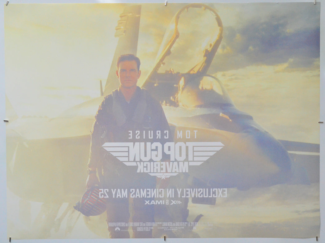 Top Gun: Maverick (Back) Cinema Quad Movie Poster