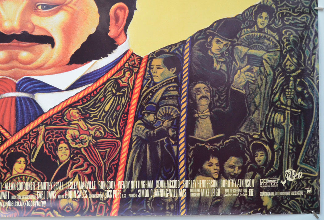 TOPSY TURVY (Bottom Right) Cinema Quad Movie Poster