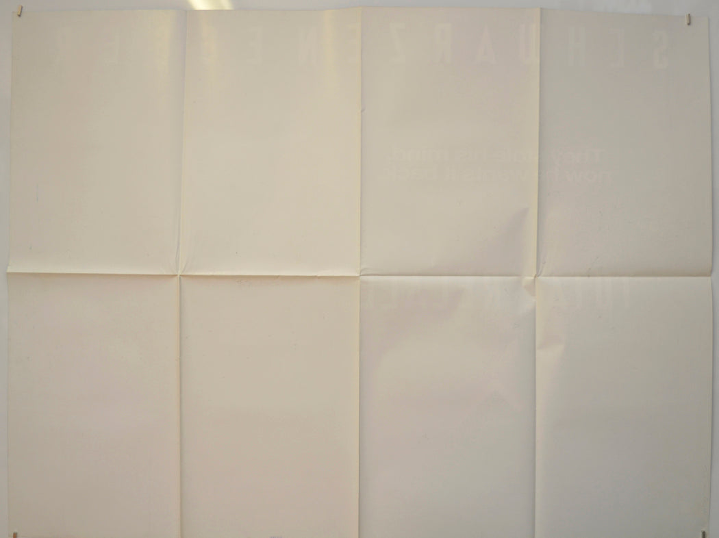 TOTAL RECALL (Back) Cinema Quad Movie Poster