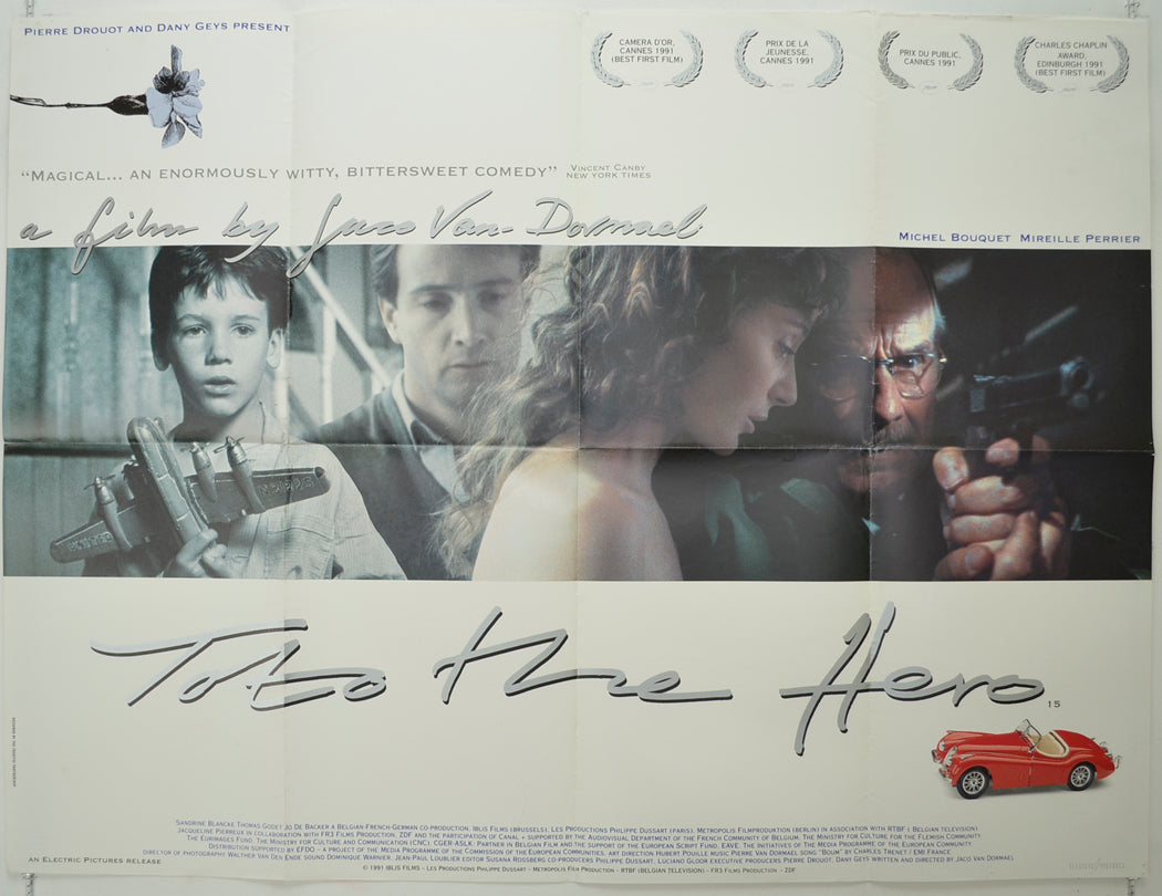 Toto The Hero (a.k.a. Toto Le Heros) Original Quad Poster - Film Poster - Movie Poster