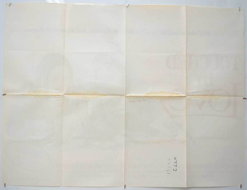 TOUCHED BY LOVE (Back) Cinema Quad Movie Poster