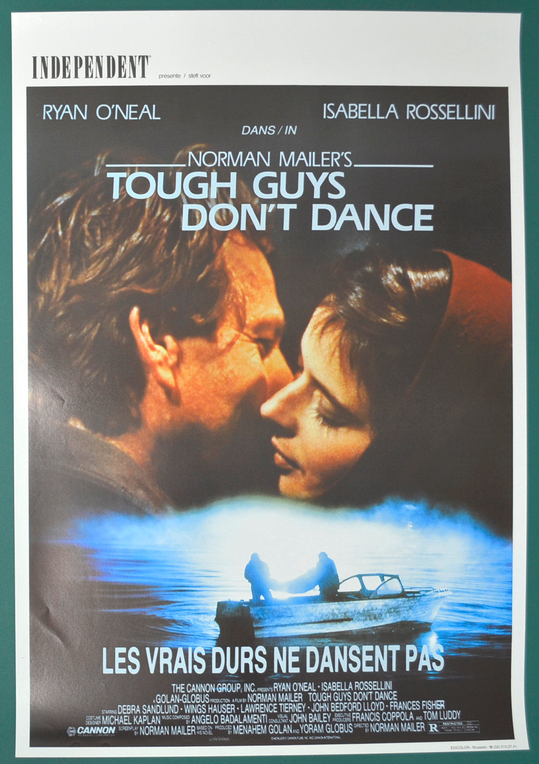 Tough Guys Don't Dance Original Belgian Poster - Film Poster - Movie Poster