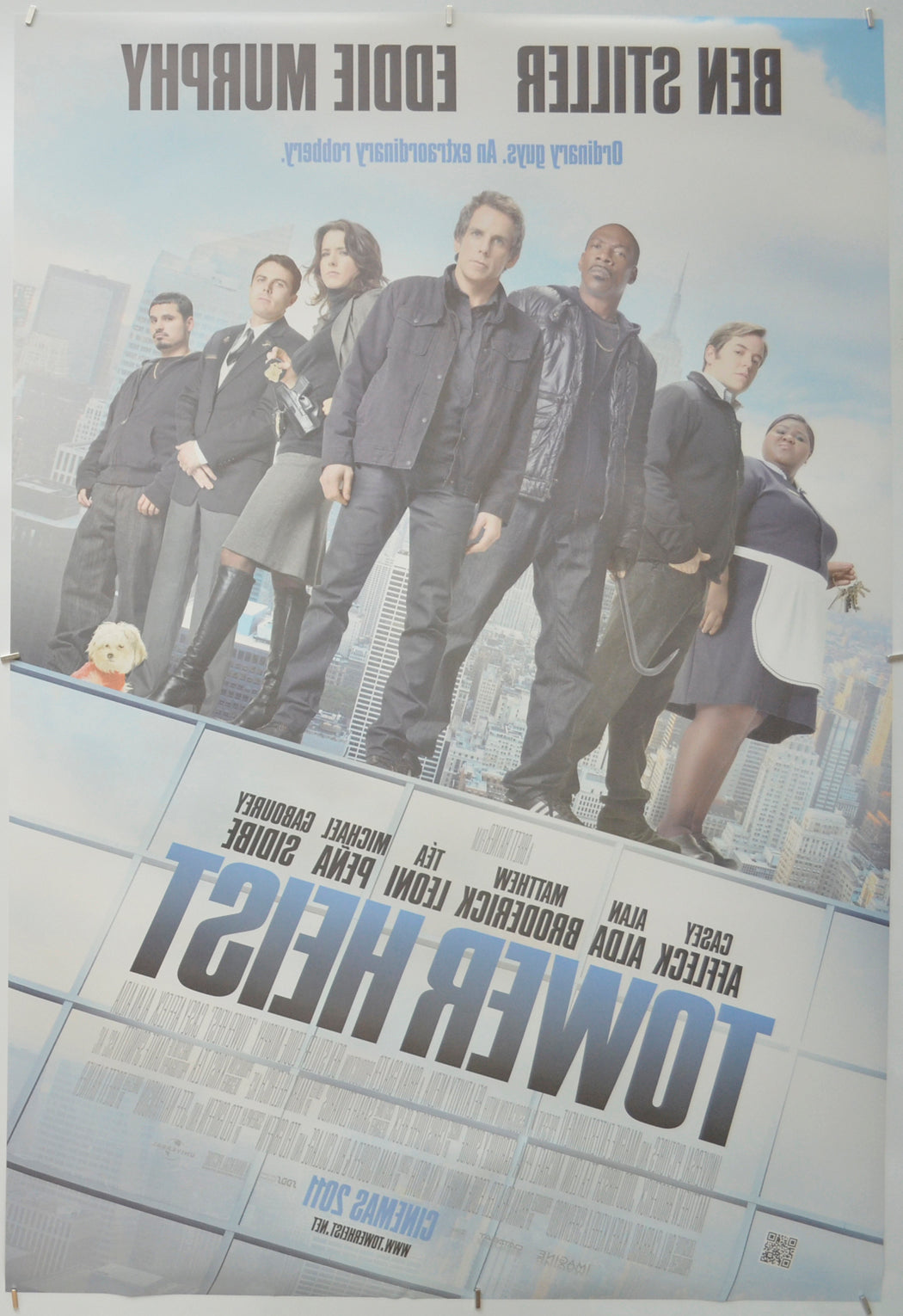 Tower Heist (Back) Cinema One Sheet Movie Poster