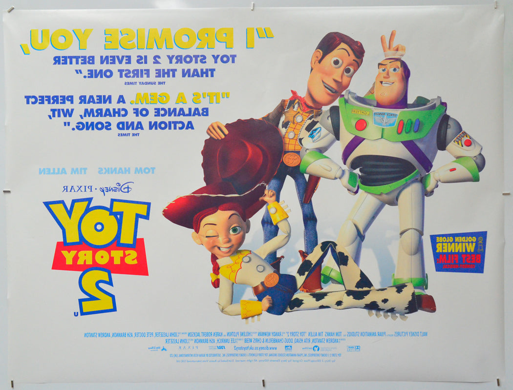 Toy Story 2 (Back) Cinema Quad Movie Poster