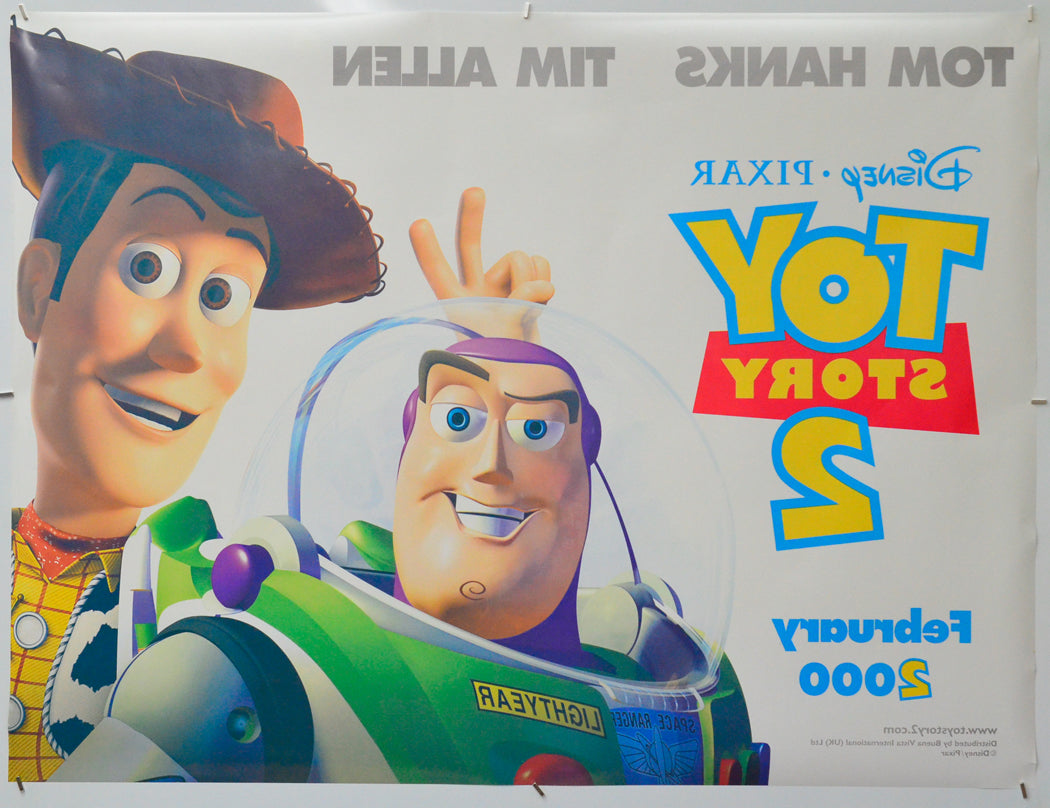 Toy Story 2 (Back) Cinema Quad Movie Poster