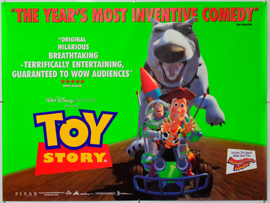 Toy Story” Original Quad Poster - Film Poster - Movie Poster