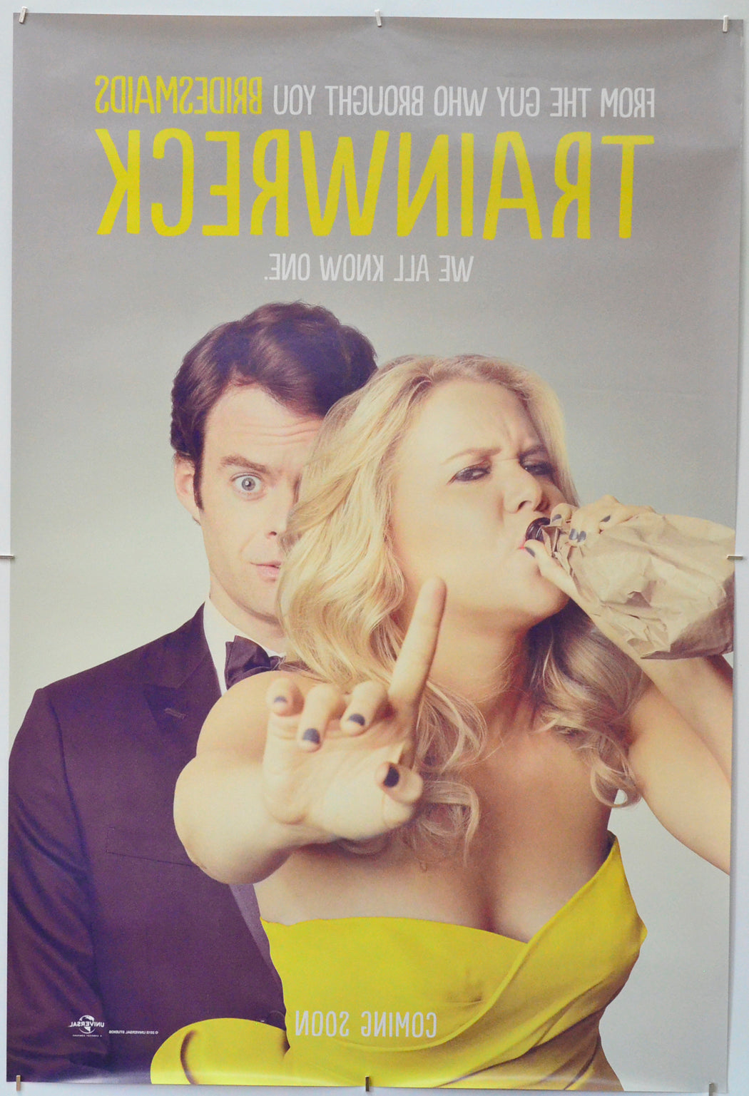 Trainwreck (Back) Cinema One Sheet Movie Poster