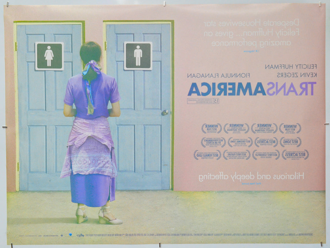 Transamerica (Back) Cinema Quad Movie Poster