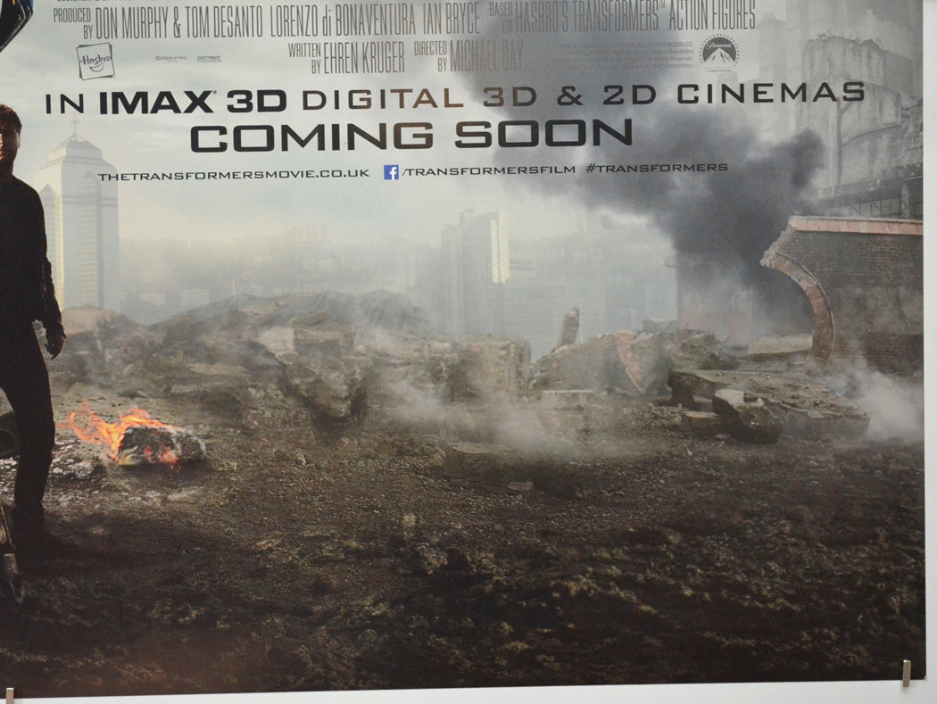TRANSFORMERS : AGE OF EXTINCTION (Bottom Right) Cinema Quad Movie Poster