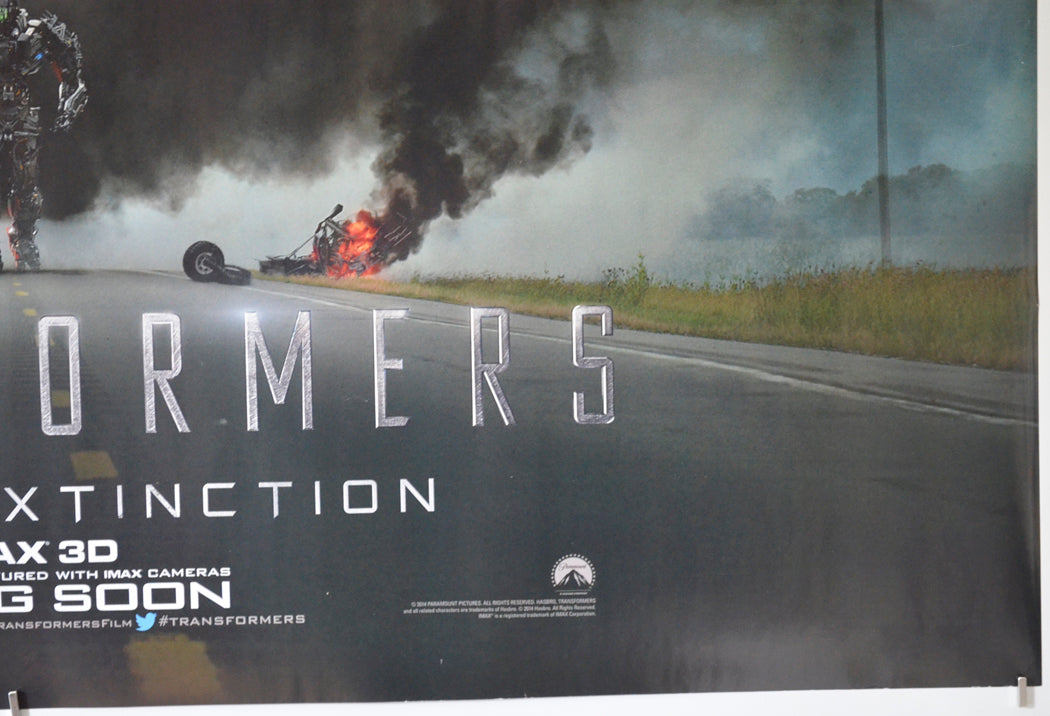 TRANSFORMERS : AGE OF EXTINCTION (Bottom Right) Cinema Quad Movie Poster