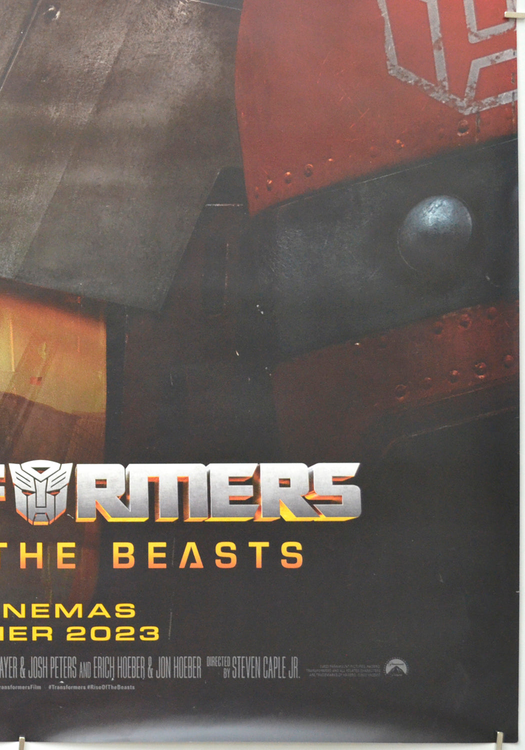 TRANSFORMERS: RISE OF THE BEASTS (Bottom Right) Cinema One Sheet Movie Poster