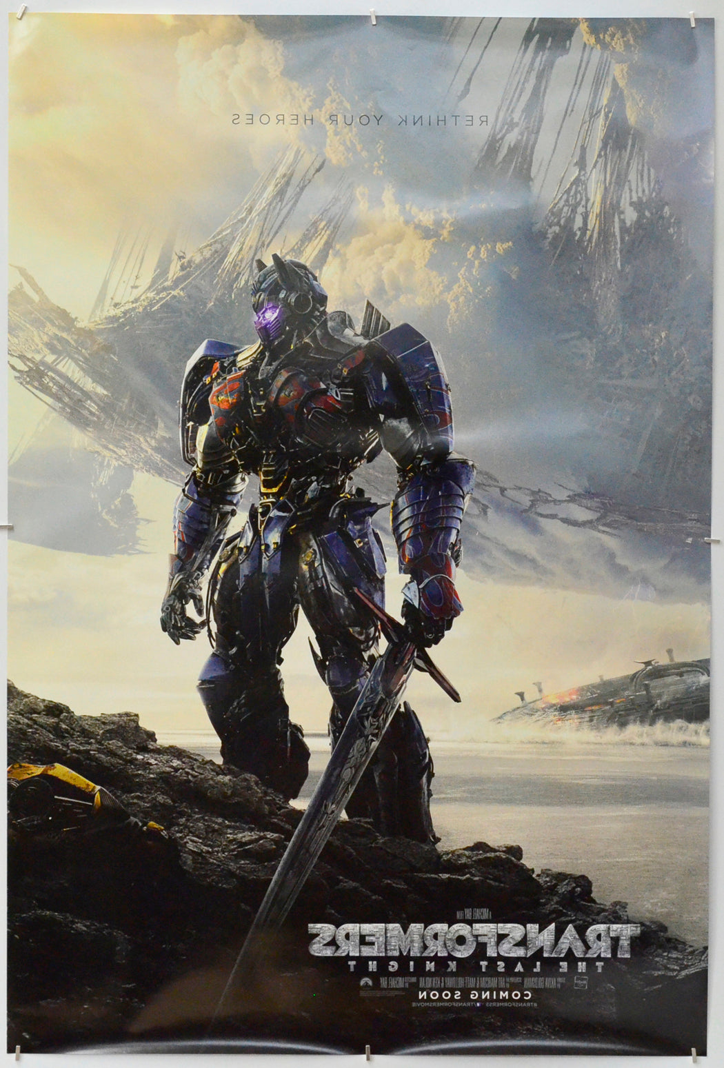 Transformers: The Last Knight (Back) Cinema One Sheet Movie Poster