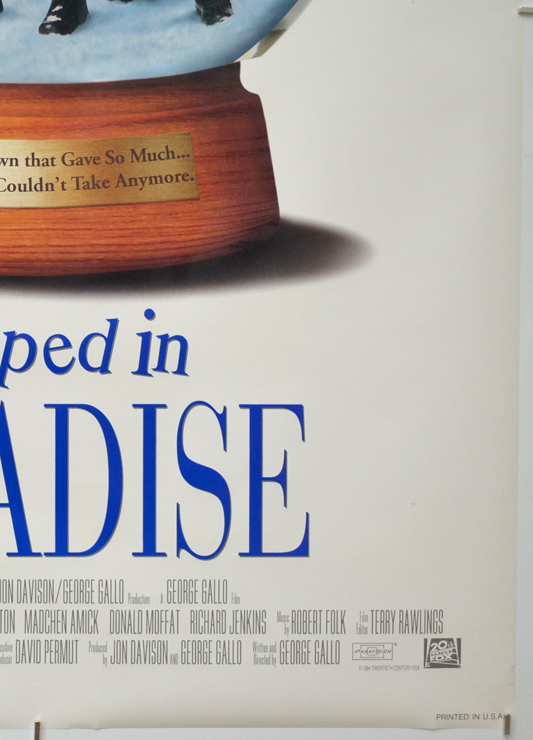 TRAPPED IN PARADISE (Bottom Right) Cinema One Sheet Movie Poster