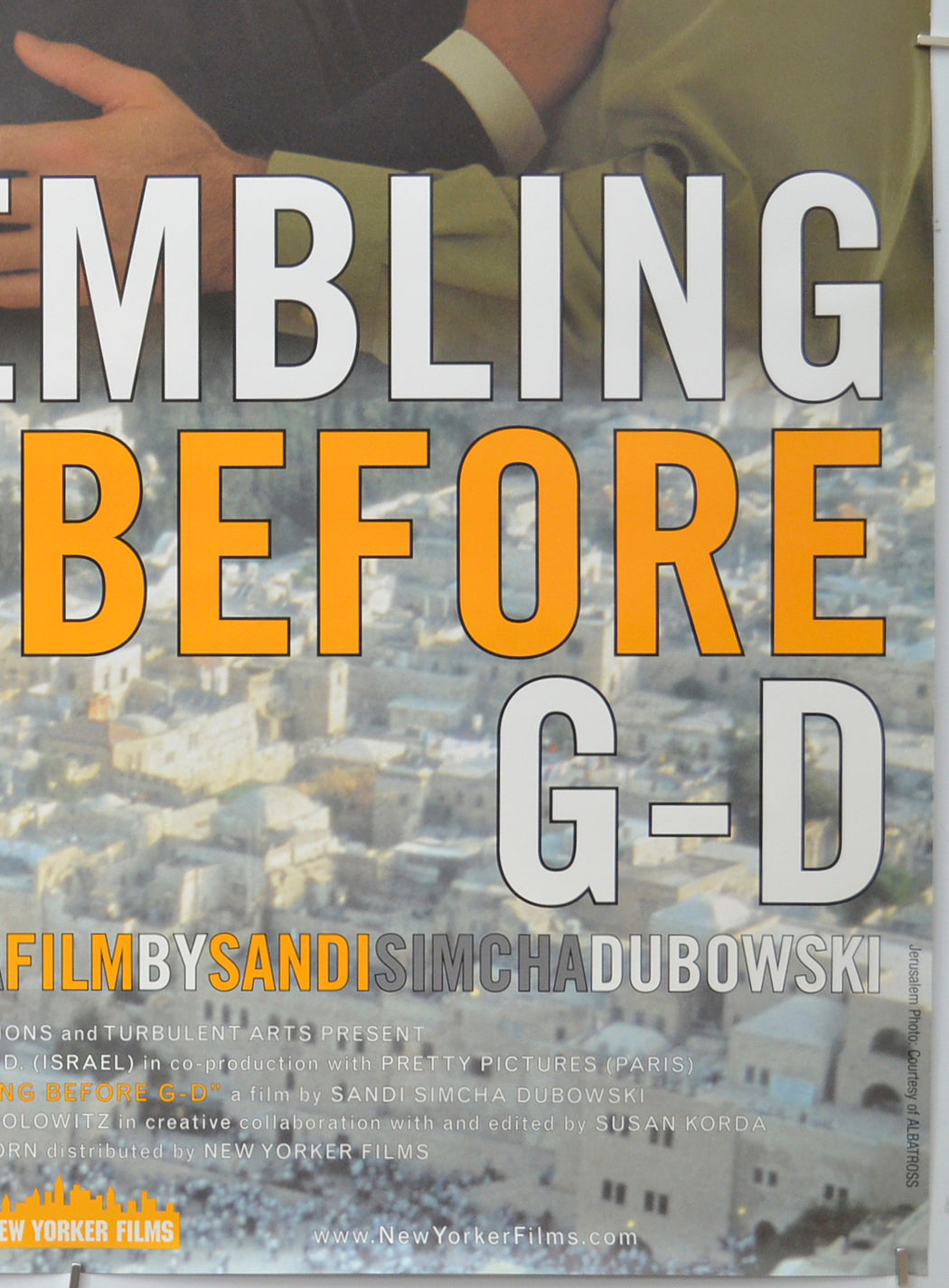 TREMBLING BEFORE G-D (Bottom Right) Cinema One Sheet Movie Poster