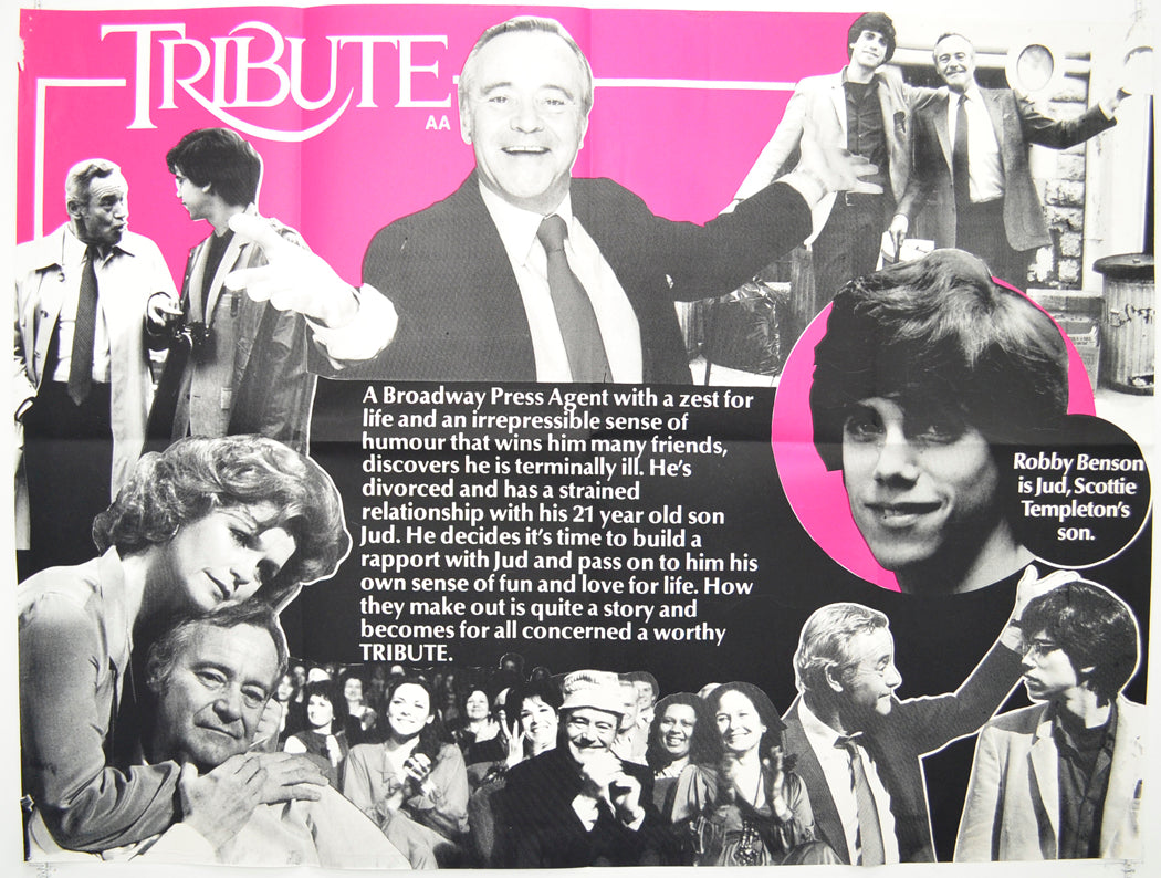 Tribute (Synopsis Version Poster) Original Quad Poster - Film Poster - Movie Poster