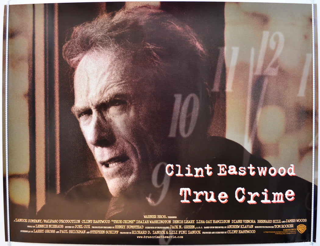 True Crime Original British Quad Poster - Film Poster - Movie Poster