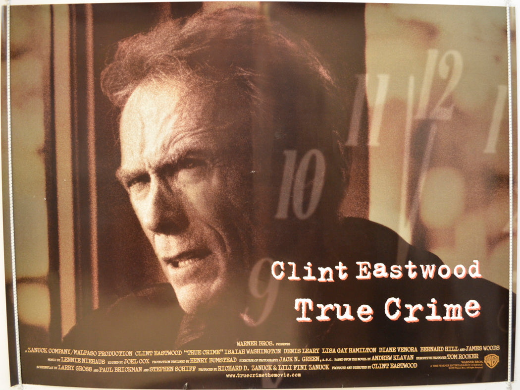 True Crime Original Quad Poster - Film Poster - Movie Poster
