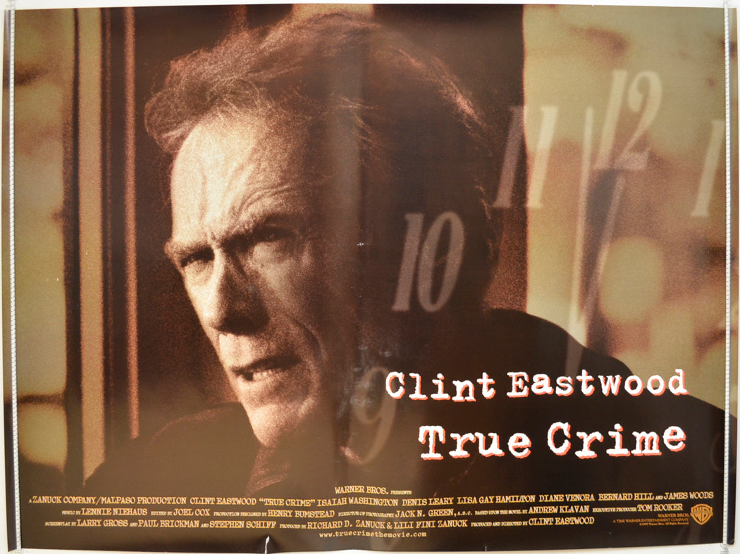True Crime Original Quad Poster - Film Poster - Movie Poster
