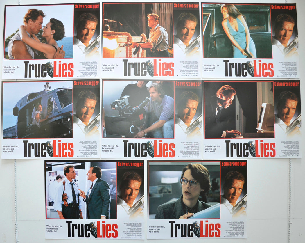 True Lies Set of 8 Original Cinema Lobby Cards