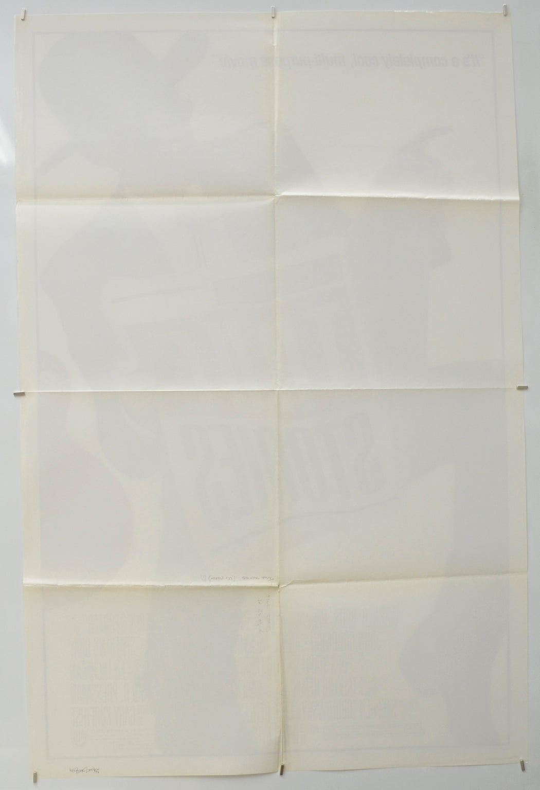 TRUE STORIES (Back) Cinema One Sheet Movie Poster