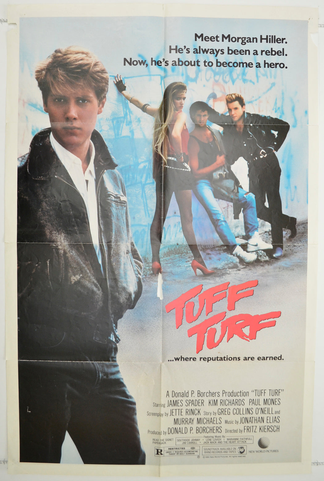 Tuff Turf Original One Sheet Poster - Film Poster - Movie Poster
