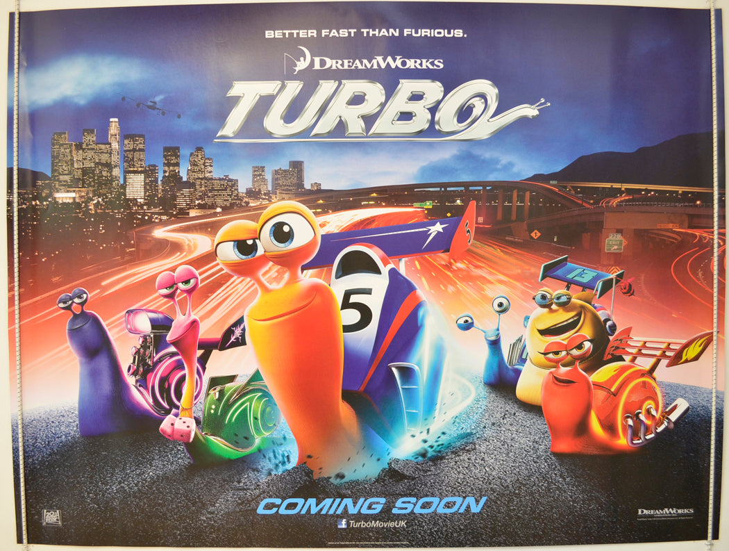 Turbo Original British Quad Poster - Film Poster - Movie Poster
