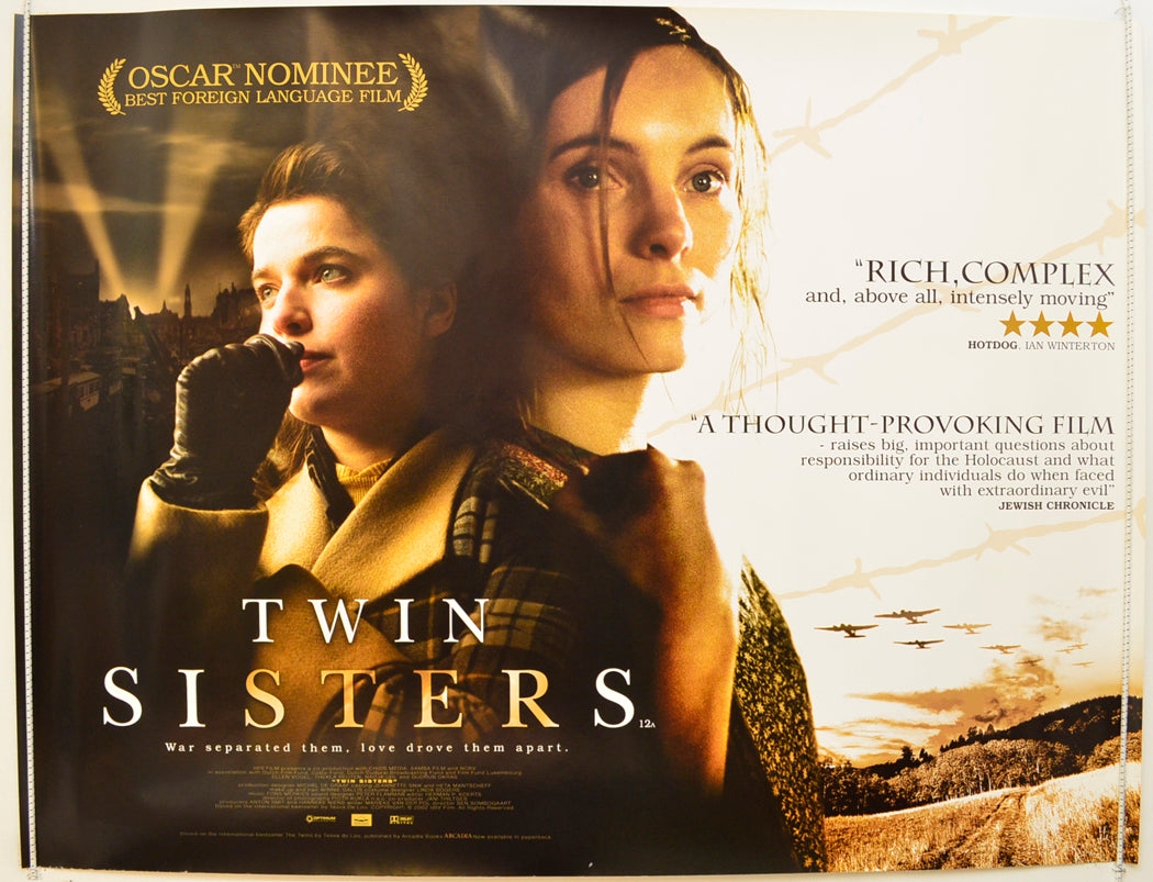 Twin Sisters (a.k.a De Tweeling) Original Quad Poster - Film Poster - Movie Poster