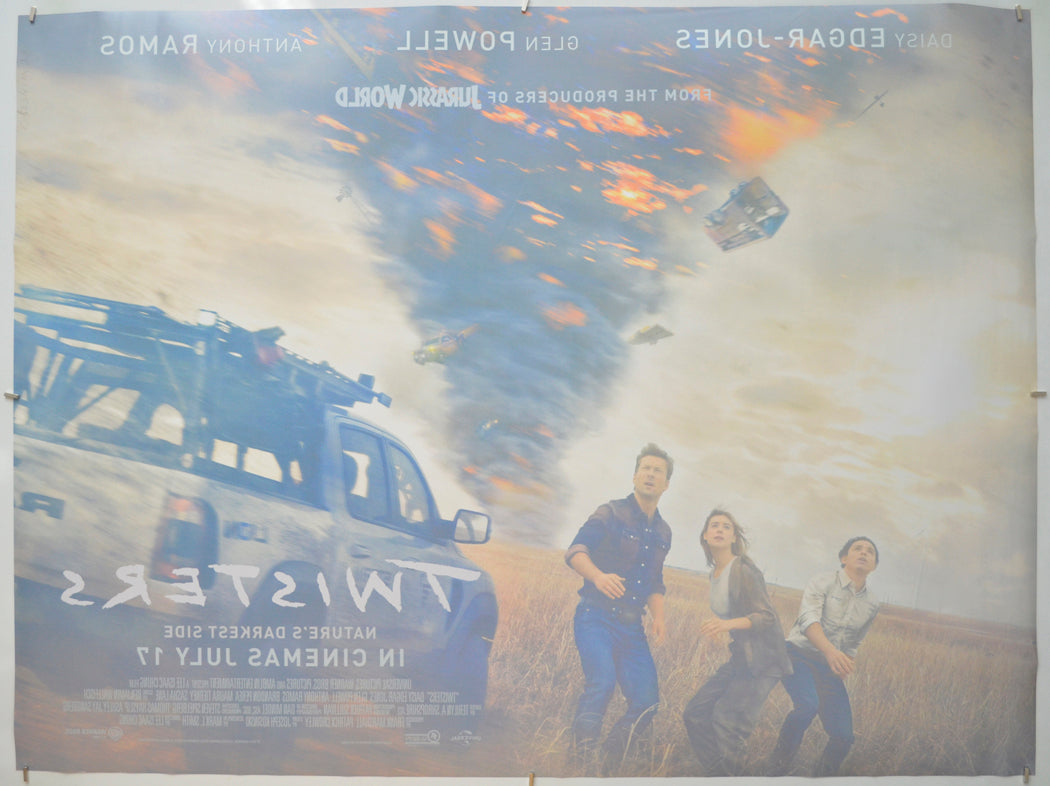 TWISTERS (Back) Cinema Quad Movie Poster