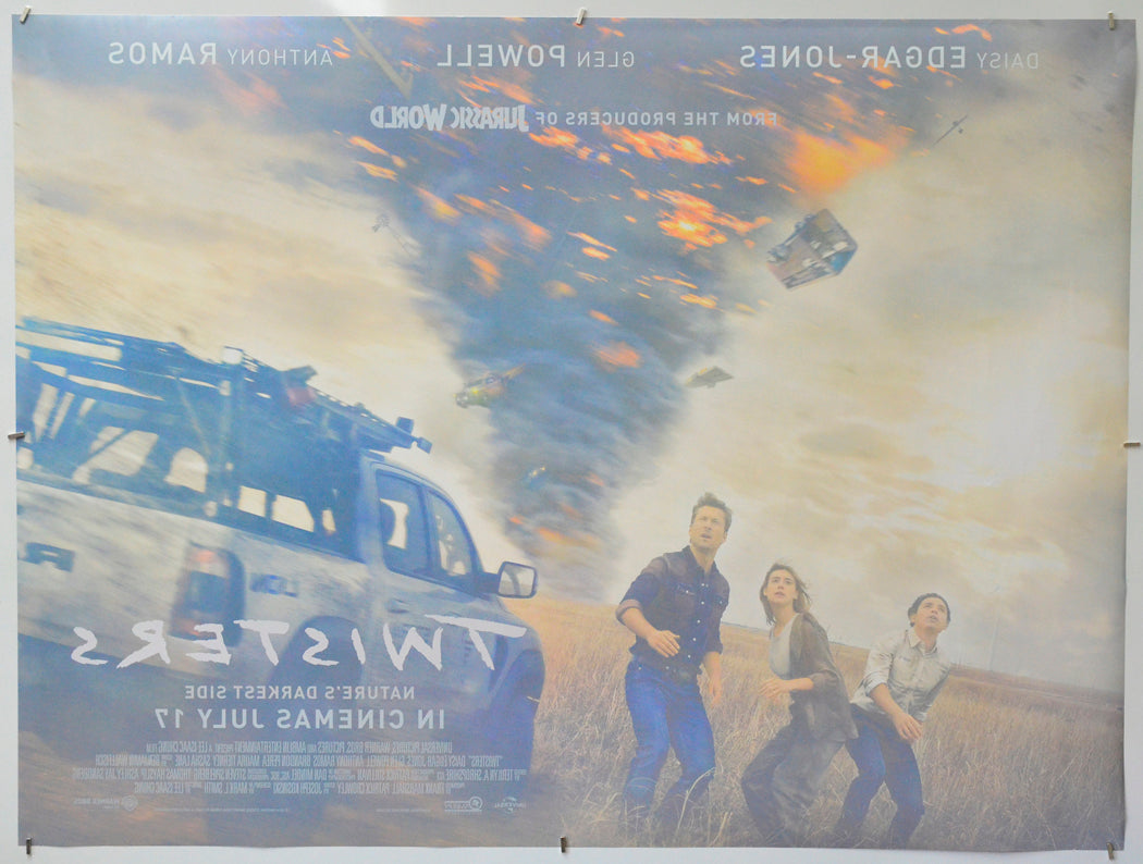 Twisters (Back) Cinema Quad Movie Poster