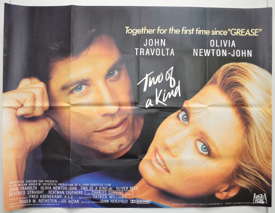 Two Of A Kind Original Quad Poster - Film Poster - Movie Poster
