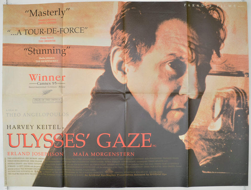 Ulysses' Gaze Original Quad Poster - Film Poster - Movie Poster