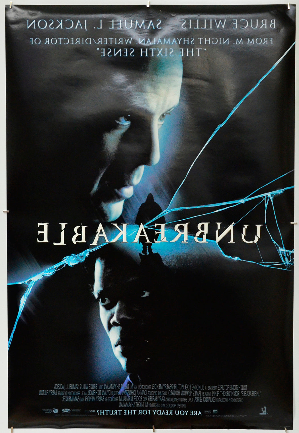 Unbreakable (Back) Cinema One Sheet Movie Poster