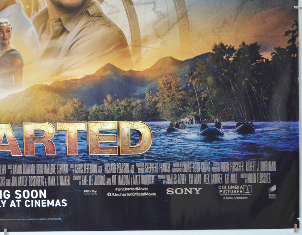 UNCHARTED (Bottom Right) Cinema Quad Movie Poster