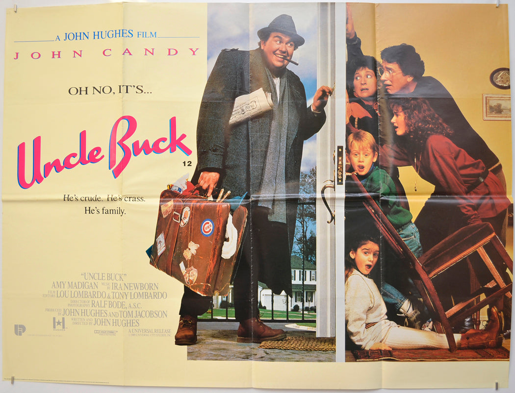 Uncle Buck Original Quad Poster - Film Poster - Movie Poster