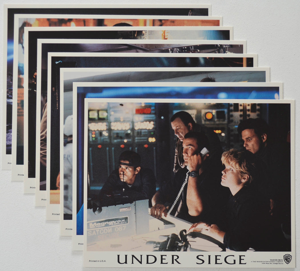 UNDER SIEGE (Full View) Cinema Set of Colour FOH Stills / Lobby Cards