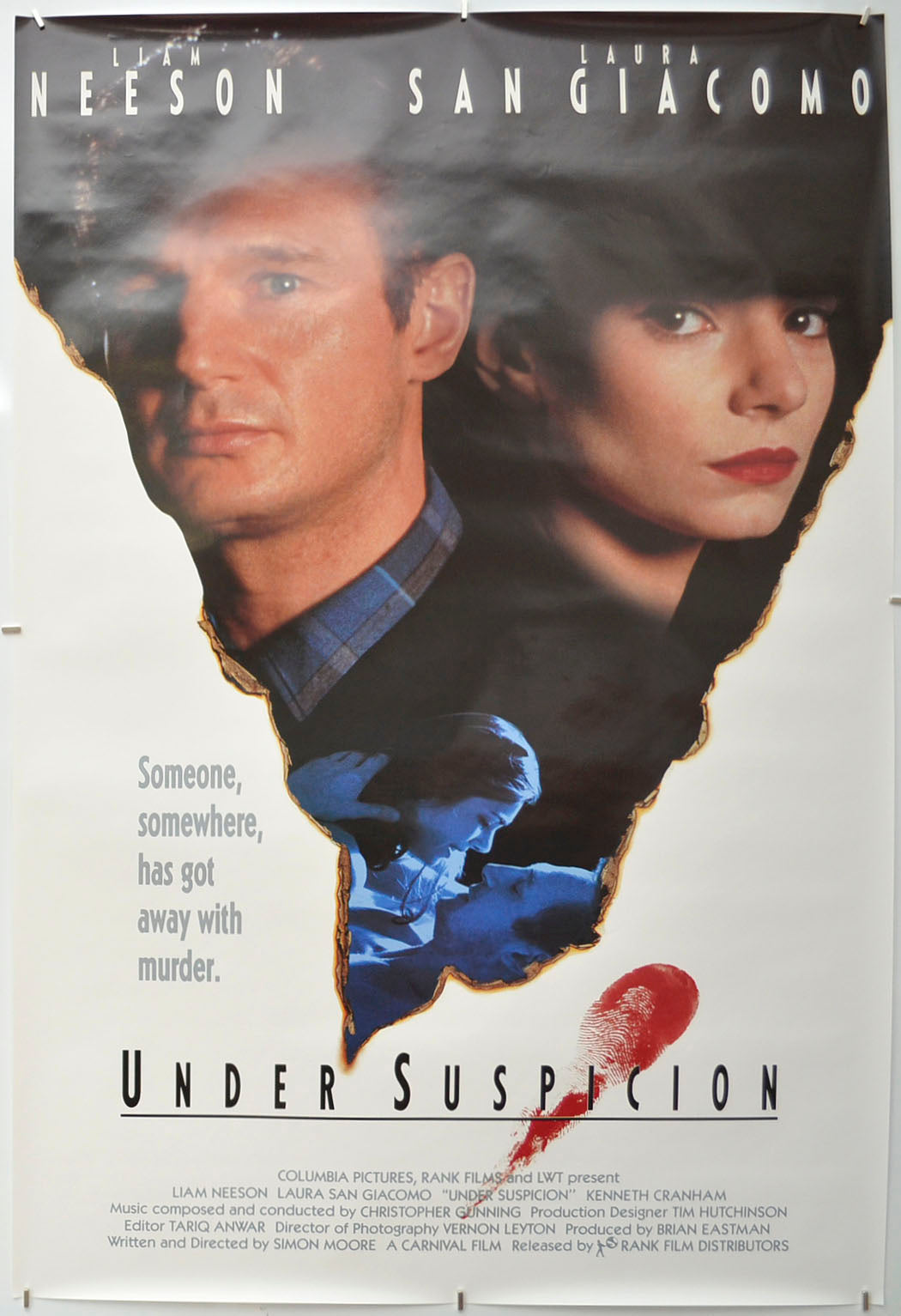Under Suspicion Original One Sheet Poster - Film Poster - Movie Poster