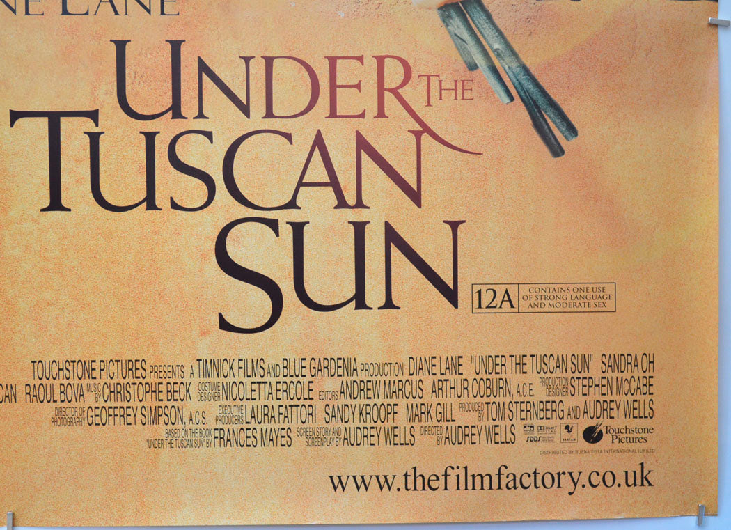 UNDER THE TUSCAN SUN (Bottom Right) Cinema Quad Movie Poster